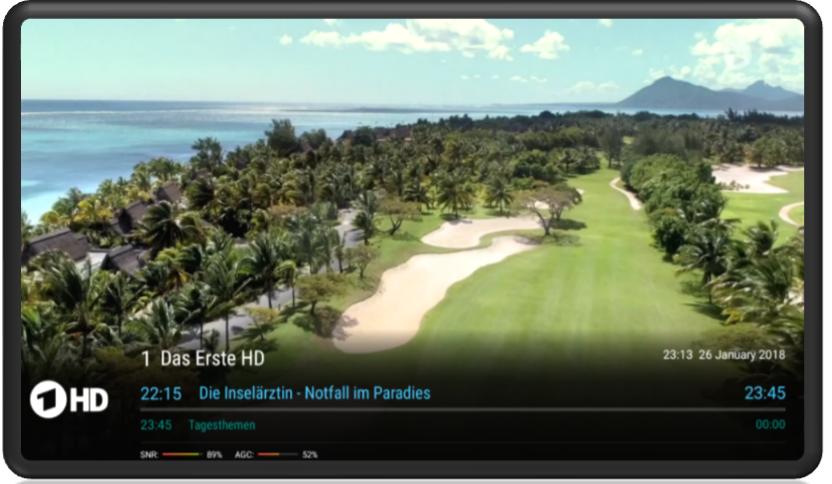 Subscriber watching live local sports on mobile device